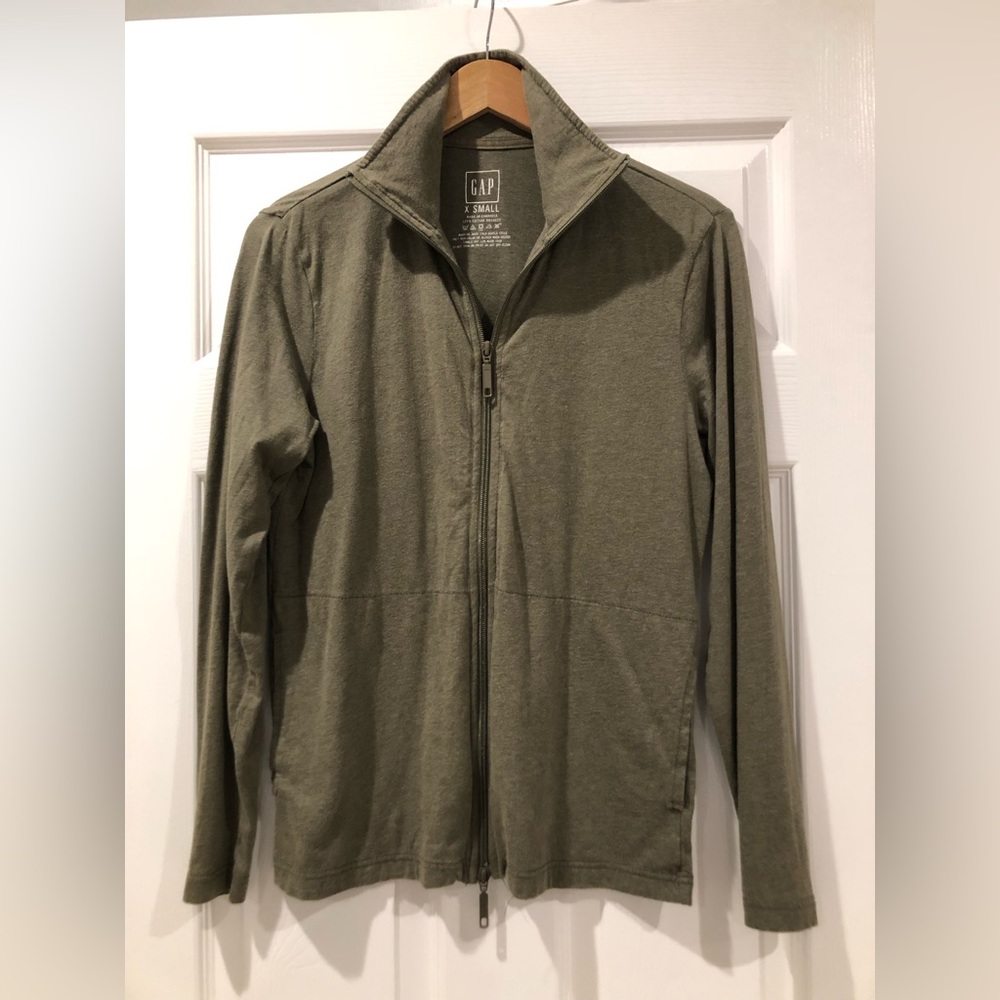 GAP Long sleeve zip up tshirt